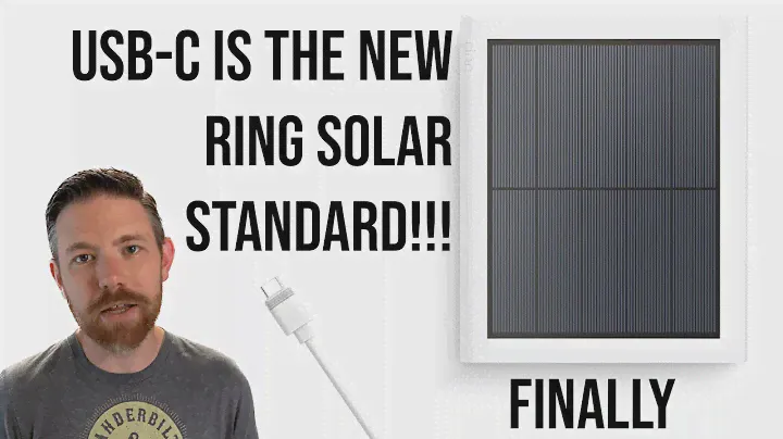 Ring Solar Update: USB-C is now the standard!