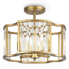 Светильник потолочный Neoclassic, Solar, 4 лампы, Ø40х20 см, золотой