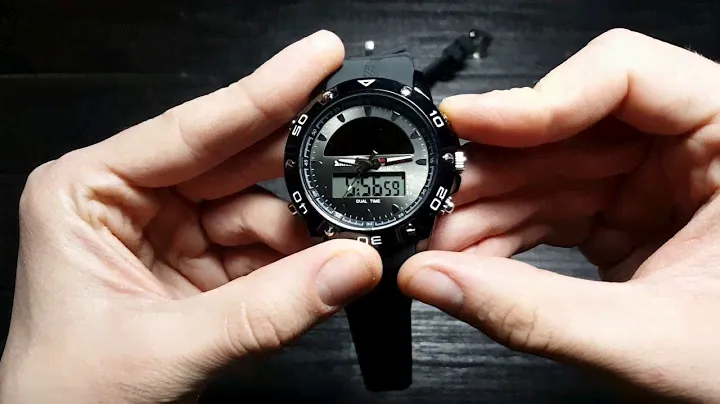 Мужские наручные часы Skmei Solar (№1064) обзор, настройка