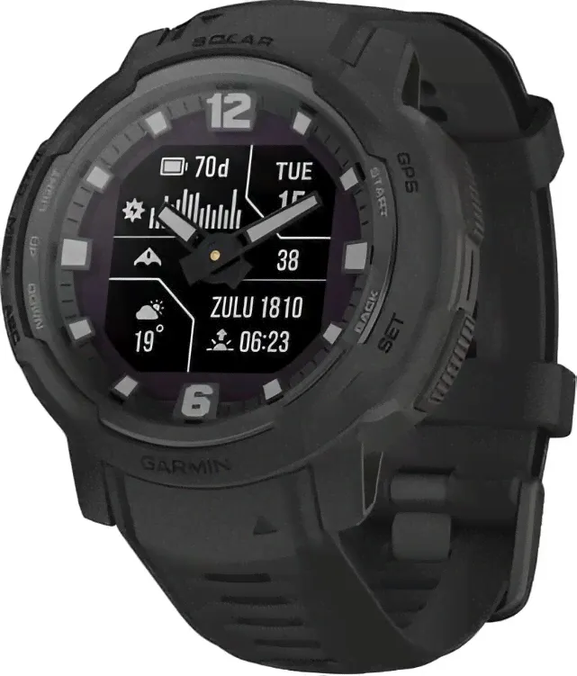 Смарт-часы Garmin Instinct Crossover Solar Tactical Edition Black-2