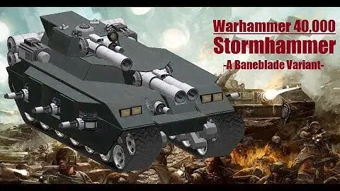 SHOWCASE KSP/WH40K 1:1 Baneblade/Stormhammer