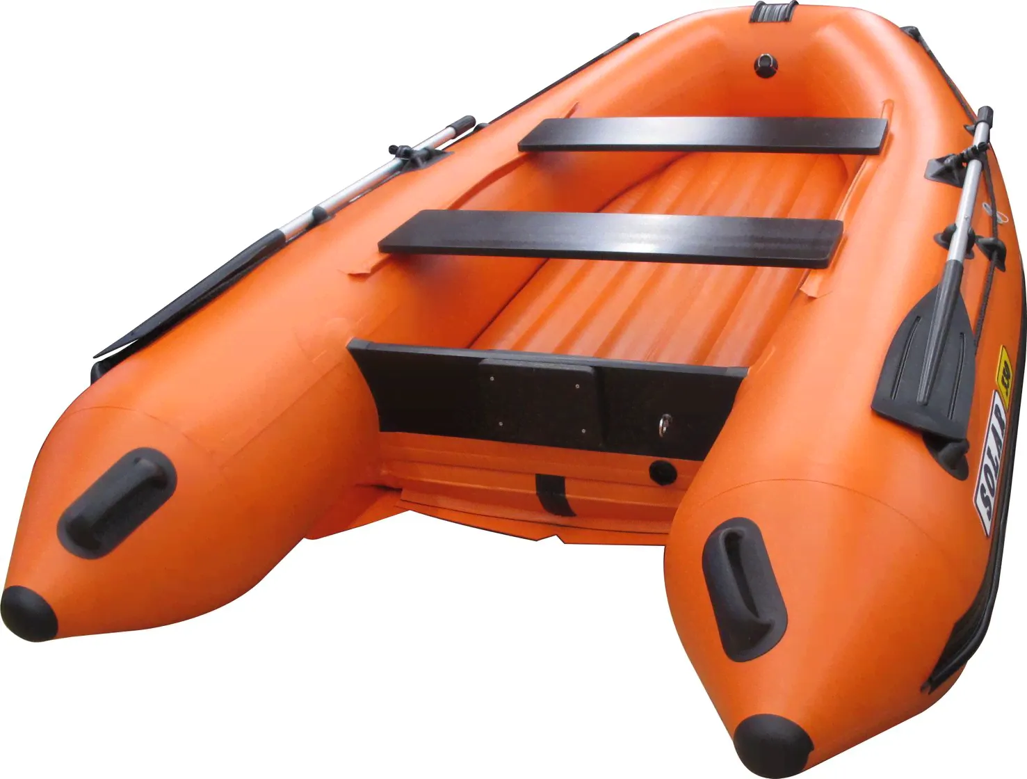 Надувная лодка ПВХ SOLAR-350 К (Оптима), оранжевый SLR350k_opt_orange