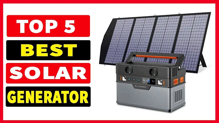 Top 5 Best Portable Solar Generators Review In 2024