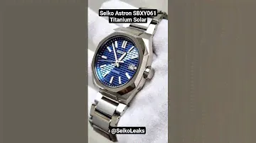 Seiko Astron SBXY061 Solar Titanium Live Photos