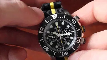 Seiko Solar Chronograph Diver Review (SSC021)