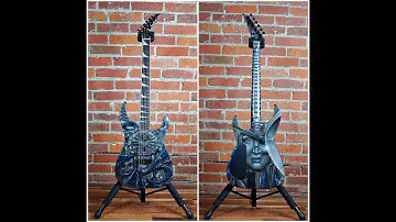 Jackson USA Custom Shop Soloist SL2H Grez Double-Sided Graphic Skeleton Girl 2007 Demo