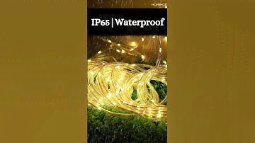 Solar Decoration Fairy Lights Waterproof LED Outdoor Tube String Light