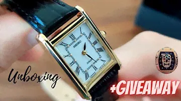 Solar Seiko Watch Unboxing -A Gold Tank