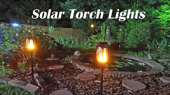 💥 SOLAR TORCH LIGHTS SMARTBOT Dancing Flames (Pathways, Entryways) OUTDOOR LIGHTING REVIEW 👈