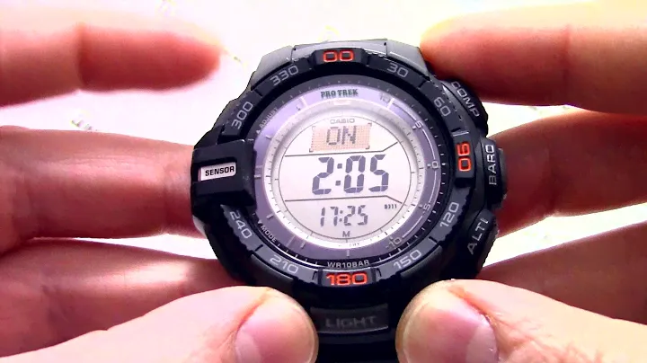 Casio ProTrek PRG-270-1E [PRG-270-1ER] - Инструкция, как настроить от PresidentWatches.Ru