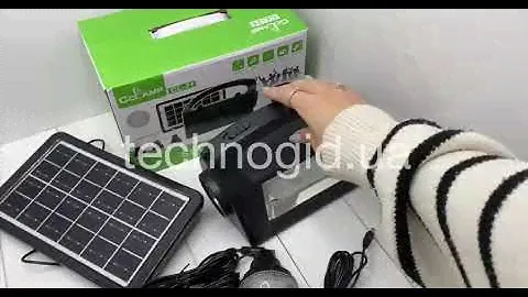 Фонарь солнечная станция PowerBank Cclamp CL-21 с солнечной панелью + 3 лампочки(B)