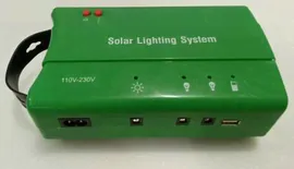 Комплект автономной солнечной системы освещения и 2 светодиодные Led лампы Solar Energy Kit