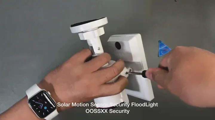 Outdoor Motion Sensor Solar Powered Wireless Fake Camera Brightest Floodlights Spot Lighting