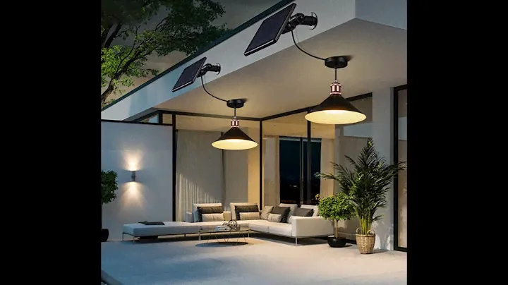Solar garden chandelier
