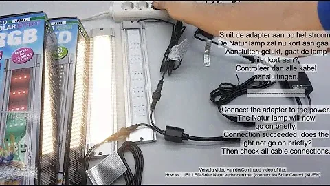 Aquaplantsonline - How to... JBL RGB Solar Effect verbinden met (connect to) Solar Control (NL/EN)