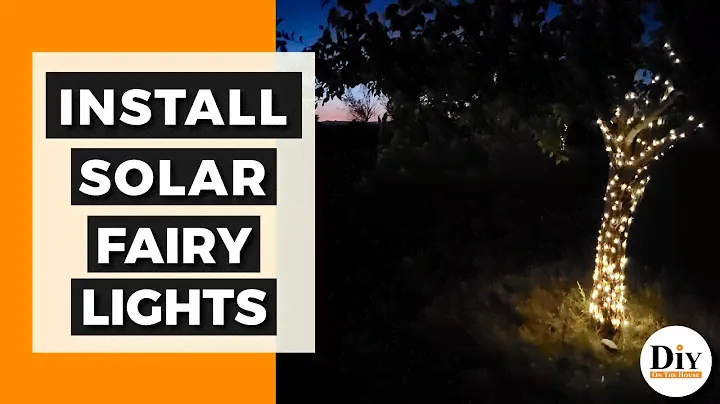 Tip to Installing Solar Fairy Lights - GREAT Outside Solar Landscape Lights!
