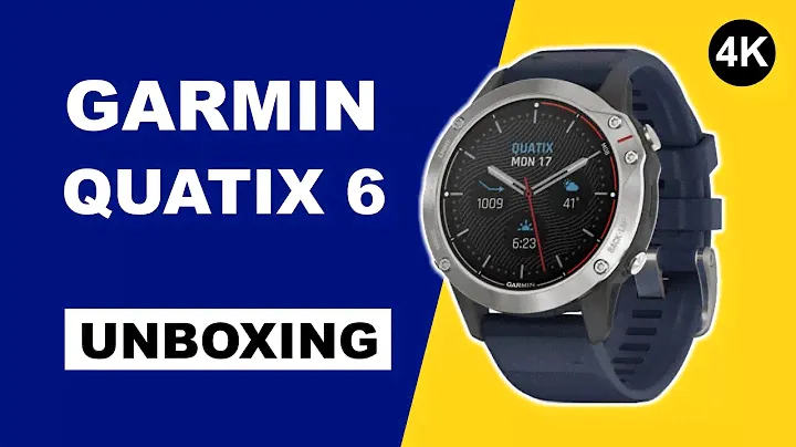 Garmin Quatix 6 Gray Unboxing 4K (010-02158-91)