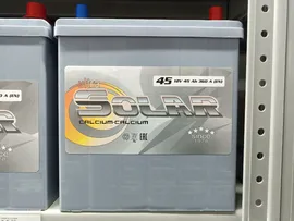 Аккумулятор автомобильный Solar 45Ач 360А (о.п.) Азия