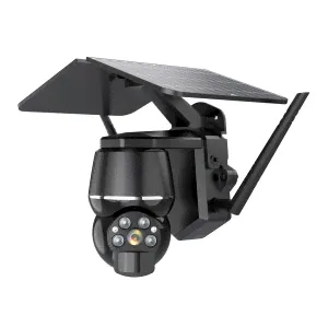 IP-камера на солнечной батарее YouSmart Intelligent Solar Energy Alert PTZ Camera Wi-Fi Q7 Black-0