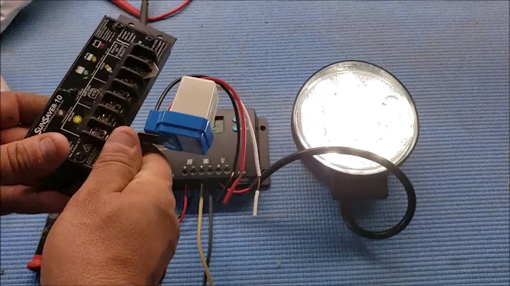 Renogy Wanderer 10A  Load control testing with 12v LED spot light