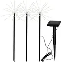 Садовые солнечные светильники Solar Firework 40*14 см, 90 теплых белых LED, 3 шт, IP44
