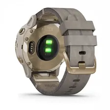 Fenix 6S Pro Solar золотистый с серым замшевым ремешком