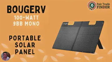 BougeRV 100W Portable Solar Panel [ FULL REVIEW]