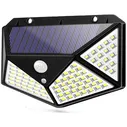 Светильник на солнечной батарее Solar Interaction Wall Lamp с датчиком движения, черный