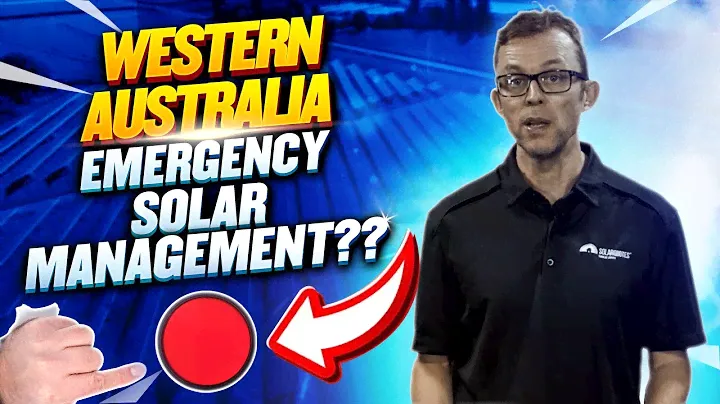 Emergency Solar Management In WA: An Explainer