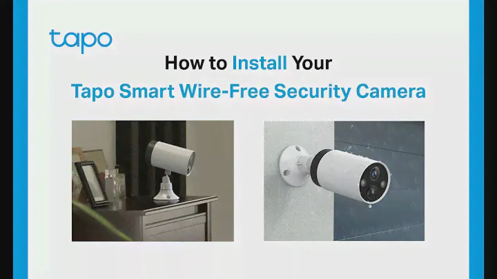 How to Install Your Tapo Smart Wire-Free Security Camera: Tapo C420