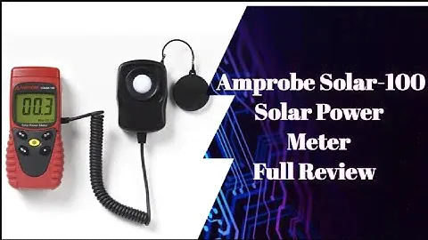 Amprobe Solar -100 Solar Power Meter|| Solar power meter ko kaise use karen?||#solarpower #solar