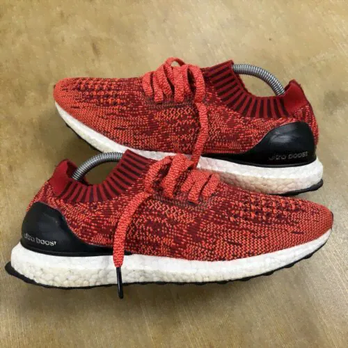 Adidas Ultra Boost Uncaged Sneakers Solar Red White (BB3899) Mens Size 9.5 US