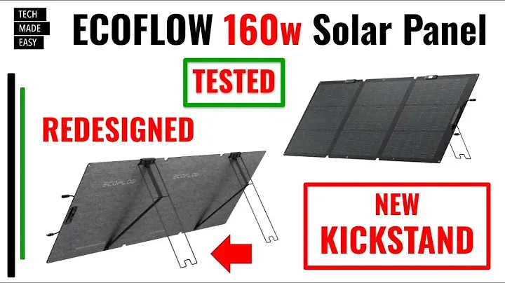 REDESIGNED NEW EcoFlow 160w Solar Panel TOTALLY ReDesigned EcoFlow NextGen 160w