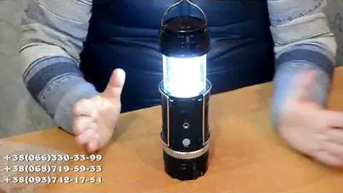 Светодиодный фонарь лампа для кемпинга с солнечной панелью MHZ SB 9699