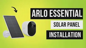 How to install Arlo Essential solar panel