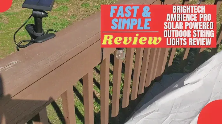 Brightech Ambience Pro Solar Powered Outdoor String Lights Review