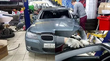 Замена лобового стекла на BMW E90