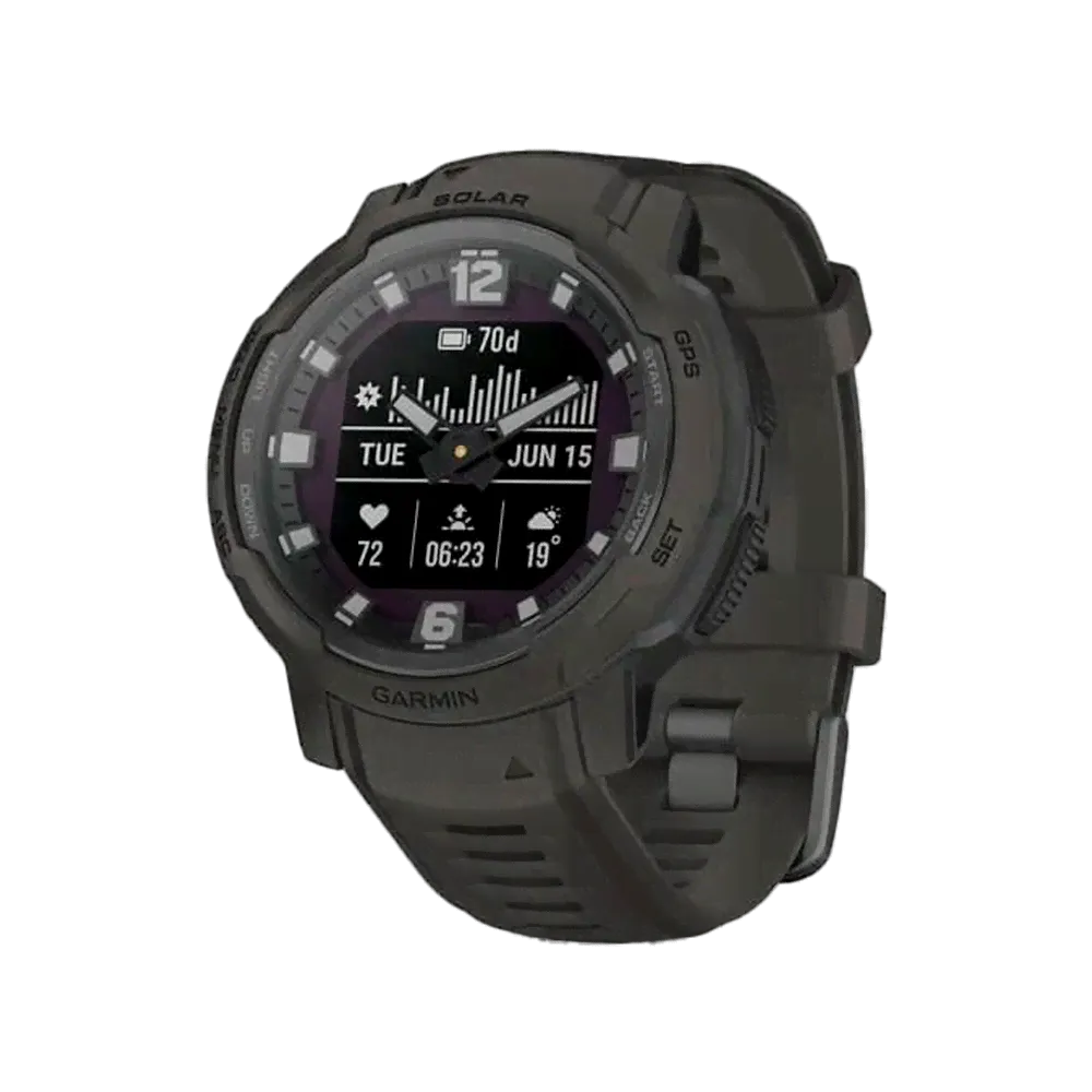 Смарт-часы Garmin Instinct Crossover Solar. Графитовый