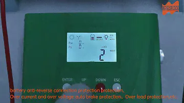 2000W 12V 24V 48V MPPT Hybrid Solar Controller Wind Turbine Battery Equalizer For Lifepo4 Battery