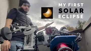I photographed the SOLAR ECLIPSE for the first time in my life - it wasn't easy