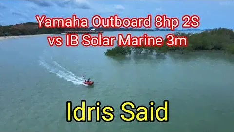 Yamaha Outboard 8hp vs IB Solar Marine 3m