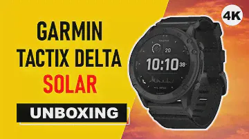 Garmin Tactix Delta Solar Unboxing 4K (010-02357-11)