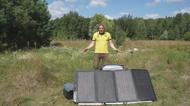 Тест сонячної панелі EcoFlow 220W Solar Panel