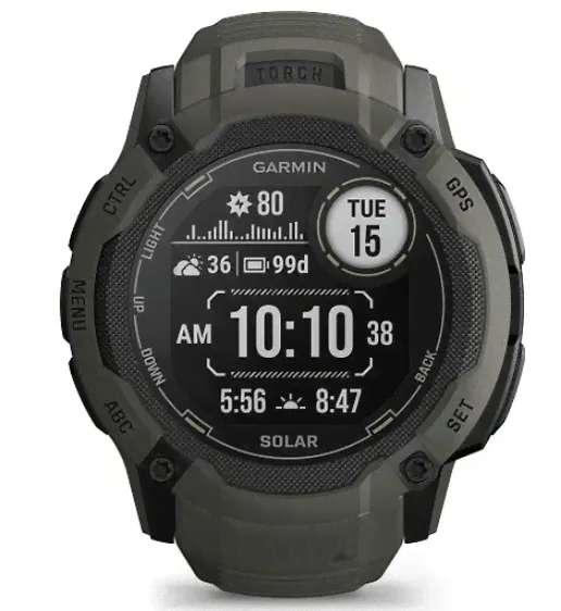 Умные часы Garmin Instinct 2X Solar Moss