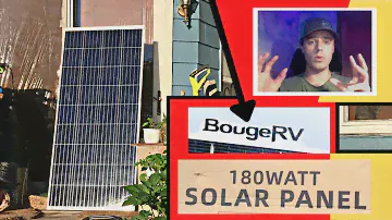 REVIEW: BougeRV 180W Rigid Solar Panel (12V)