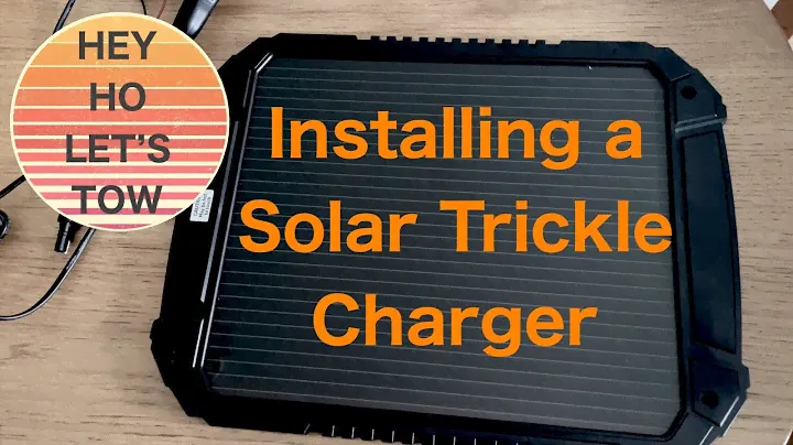 Installing a Solar Trickle Charger on the Caravan. Will it work???