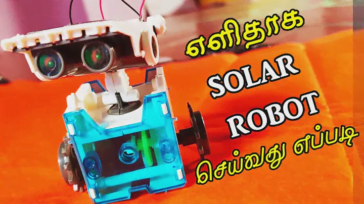 How to Make Solar Robot Part1  || 13 in 1 | Assembly Tutorial | Tamil Tech Waves