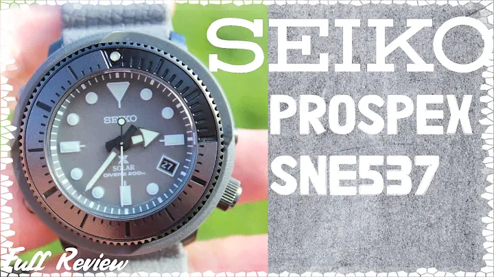 Full Review - Seiko Prospex SNE537 "Street Series" Solar Diver