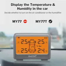 Система контроля давления в шинах Deelife Solar TPMS, с 4 аккумуляторами для колес, сменные внутренние и внешние датчики, TMPS (art.: 3920bba683400)