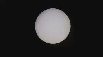 The Sun through a 70 mm telescope with a Baader Solar Filter #svbony #explorescientific #baader